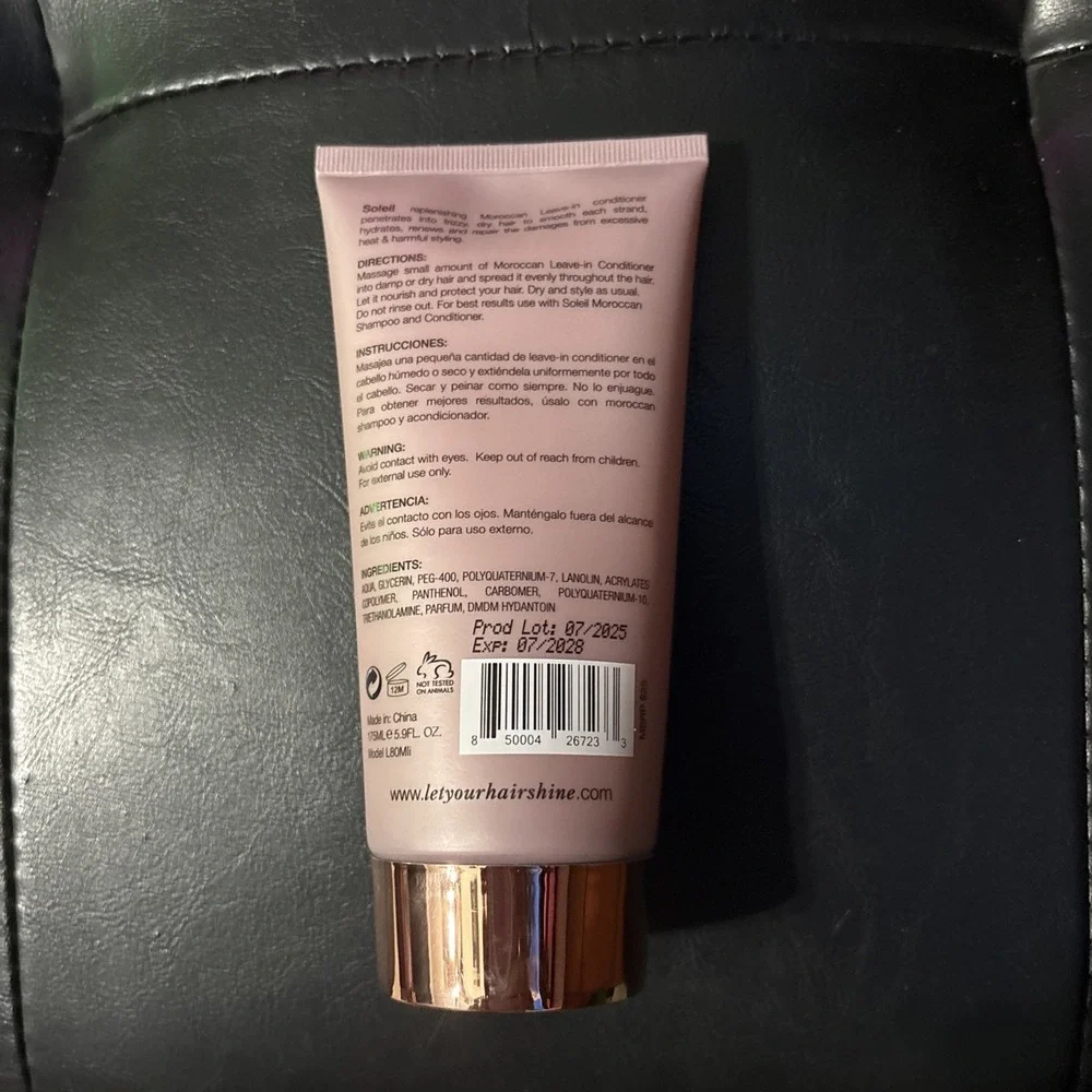 Soleil Hydro‎ Line Leave-In Conditioner Paraben-Free 175ML All Hair Types